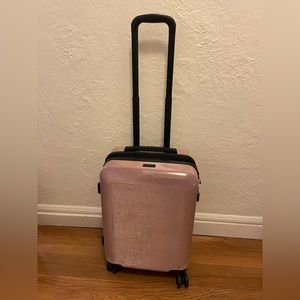 Calpak 20” medora sparkle carryon suitcase